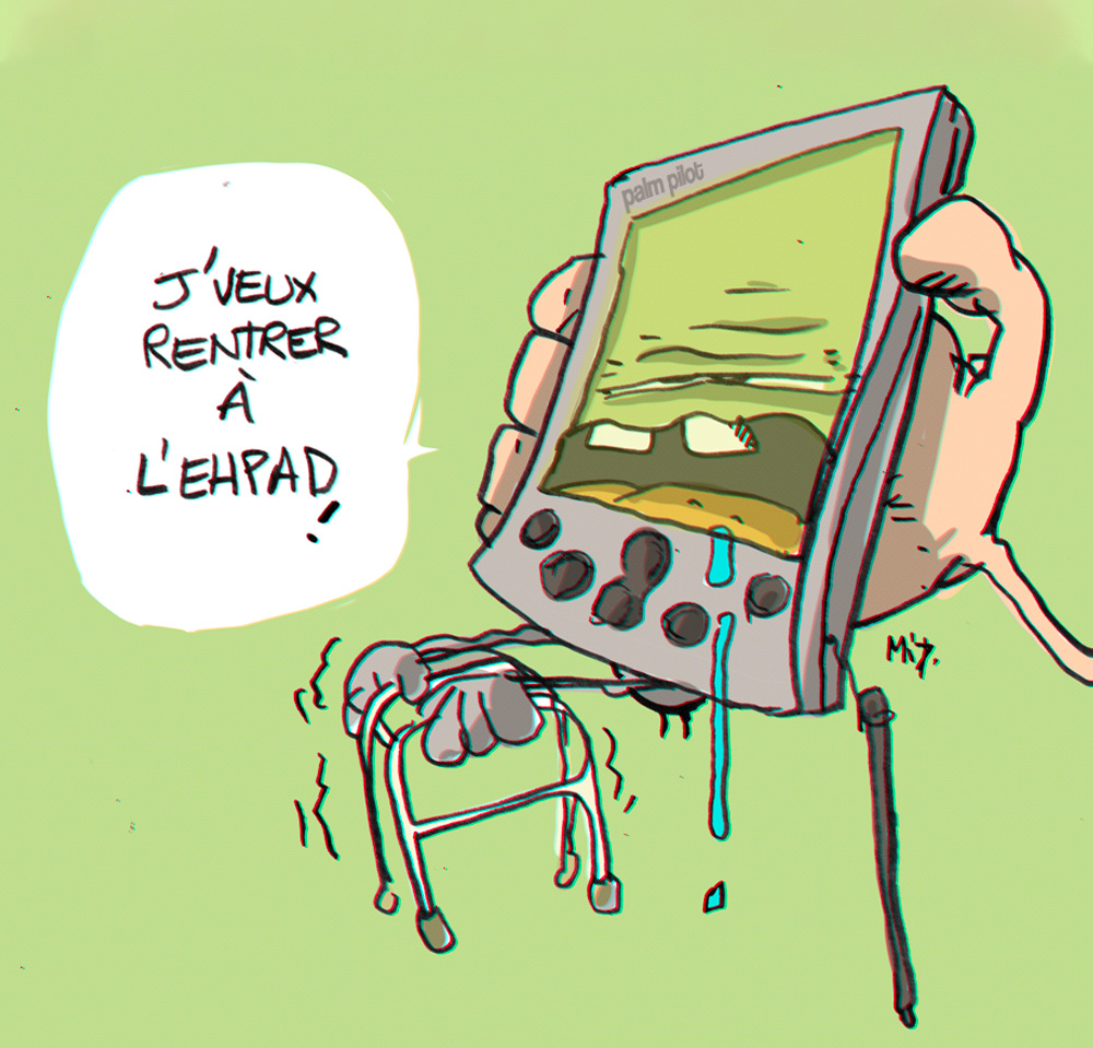 Illustration de Le Retour des Palm Pilots : Un Voyage vers la Simplicité